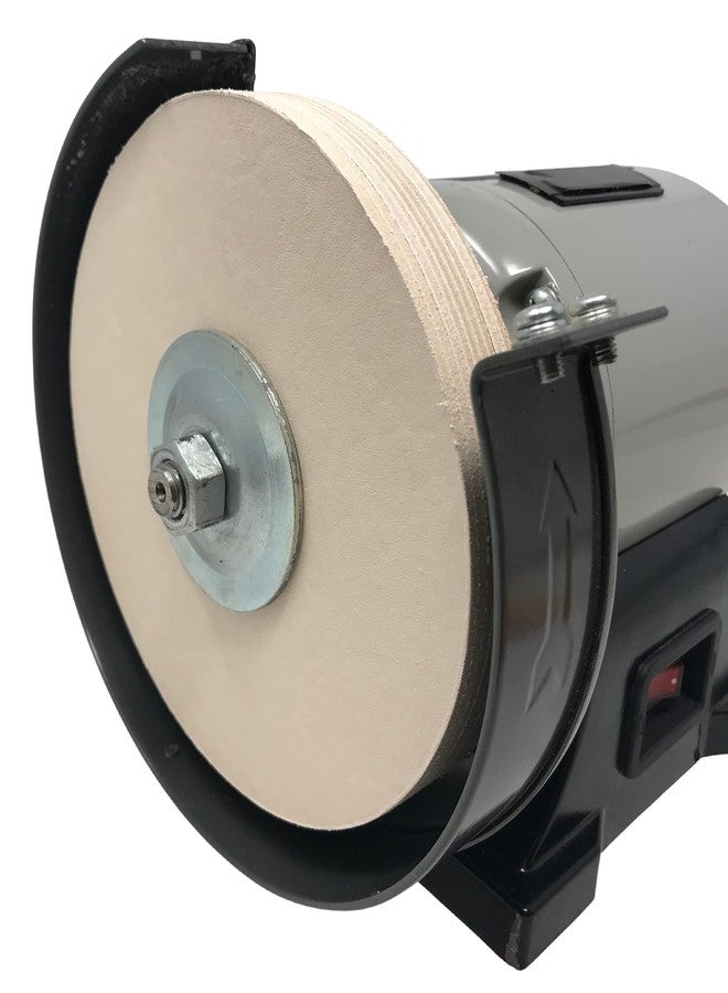 Pro Sharpening Supply 6" Pro Sharpening Supply Leather Honing Wheel Fits 6 in. Bench Grinders and Polishers - Image 2